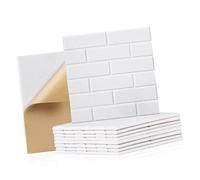 Wsdsgz 12 pannelli acustici insonorizzati di alta qualità, effetto mattone, per camere e studi, motivo a mattoni, pannelli fonoassorbenti