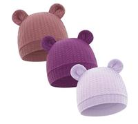 Wsdsgz 3pc morbido cappello bambino autunno inverno neonati asilo ospedale traspirante respiro, Set da 11, Taglia unica