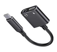 Wsdsgz Adattatore di ricarica portatile da tipo C a 3,5 mm, adattatore di conversione per gli appassionati di musica, amanti dei viaggi
