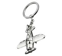 Wsdsgz Artistics Aircraft Keychain con rotazione robusta Zines materiali in lega elegante regali funzionali per uomini e donne regali unici portachiavi, Elica X282, Taglia unica