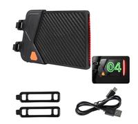 Wsdsgz Bici da strada Luce Posteriore Ciclismo Avvertimento Fanale Posteriore Lampada Biciclette Targa Luce LED Per La Notte Equitazione Ricaricabile
