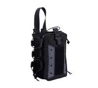 Wsdsgz Bollitore all'aperto Borsa per il trasporto con fascia elastica sicura Manico ergonomico Hardware in metallo per zaino in spalla Alpinismo Chiusura in metallo Bottiglia d'acqua Custodia per il