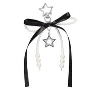 Wsdsgz Borsa creativa fascino estetico portachiavi moda borsa ciondolo ornamenti archi portachiavi stella portachiavi archi portachiavi portachiavi stella portachiavi stella portachiavi ciondolo