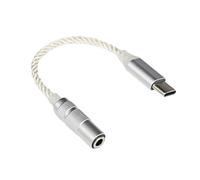 Wsdsgz Cavo adattatore audio da tipo C a femmina da 3,5 mm resistente per Home Theater trasmissione chiara riduzione del rumore USB tipo C all'adattatore