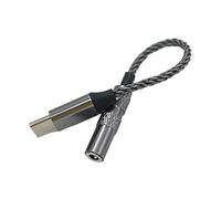 Wsdsgz Cavo adattatore audio da tipo C a femmina da 3,5 mm resistente per Home Theater trasmissione chiara riduzione del rumore USB tipo C all'adattatore