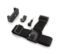 Wsdsgz Confezione da 4 supporti ergonomici per telefono con montaggio a testa mani meno operazioni per documentazione ciclismo corsa e creazione di contenuti Supporto per telefono montato sulla testa