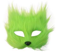 Wsdsgz Copricapo in peluche di alta qualità, mezzo regolabile, per cosplay, feste in costume, eventi di Halloween e uso scenico, realistico, peloso