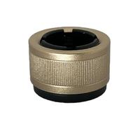 Wsdsgz Dado di serraggio per giunto sferico da 17 mm in lega di alluminio per supporto universale per telefono supporto per auto adattatore per fotocamera dado di serraggio per sostituzione supporto