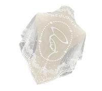 Wsdsgz Delicato sulla pelle Triangolare Hijab Headwrap Scialle Sciarpa in poliestere per un uso confortevole Design multifunzionale Facile da pulire Sciarpa etnica alla moda, bianco, Taglia unica