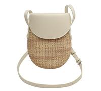 Wsdsgz Donne PU Messaggeri Borsa Moda Conchiglie Spalla Piccola Crossbody Telefono Ragazze Cellulare per Quotidiano Donne Pu Cellulare Carino Conchiglie Spalla Crossbody Portafoglio, bianco, One Size