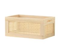 Wsdsgz Elegante cesto portaoggetti in legno, accessorio portatile per armadietti, combina funzionalità con fascino estetico per uso quotidiano cestino portaoggetti da bagno