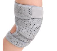 Wsdsgz Ginocchiera portatile perforata compressioni ginocchiera con cinghia regolabile cintura di protezione rinforzata cintura di protezione rinforzata