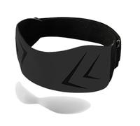 Wsdsgz Ginocchiera traspirante con cuscinetto in silicone per corsa e basket e cinghia di stabilità regolabile per proteggere le articolazioni