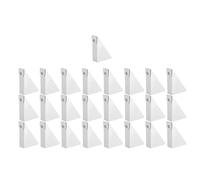 Wsdsgz Global Fit - Ostacoli di scarico in alluminio, confezione da 25 pezzi, regolabile, per grondaie da tetto 5K, struttura effluente e gruppi di ottimizzazione degli effluenti in alluminio