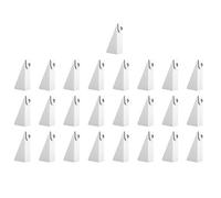 Wsdsgz Global Fit - Ostacoli di scarico in alluminio, confezione da 25 pezzi, regolabile, per grondaie da tetto 5K, struttura effluente e gruppi di ottimizzazione degli effluenti in alluminio