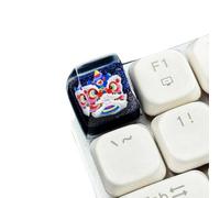 Wsdsgz Keycap in resina traslucida fatta a mano con arte di danza del drago per tastiere meccaniche RGB accessorio per tastiere da ufficio