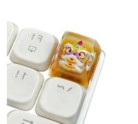 Wsdsgz Keycap in resina traslucida fatta a mano con arte di danza del drago per tastiere meccaniche RGB accessorio per tastiere da ufficio