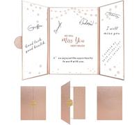 Wsdsgz Libro degli ospiti per laureati 2025 Congratulazioni Laureato Firma Scheda di Memoria Decorazione Festa di Laurea Libro Autografo Decorazioni per feste