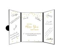 Wsdsgz Libro degli ospiti per laureati 2025 Congratulazioni Laureato Firma Scheda di Memoria Decorazione Festa di Laurea Libro Autografo Decorazioni per feste