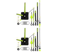 Wsdsgz Meccanismo di movimento dell'orologio da parete al quarzo fai da te a batteria Parti di riparazione fai da te di ricambio con lancette Meccanismo di movimento a parete di seconda mano Parti di