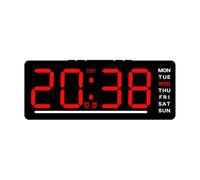 Wsdsgz Orologio a LED Integrando la Temperatura di Orario e la Visualizzazione Della Data Per La Decorazione Del Salotto