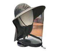 Wsdsgz Protezione solare Cappello da pesca a tesa larga con patta per il collo All'aperto Escursionismo Cappellini regolabili per donne uomini adolescenti Cappellini da pesca pieghevoli regolabili