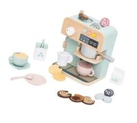 Wsdsgz Set di macchine da caffè educative per bambini struttura in legno sicuro durevole gioco di ruolo in cucina promuove la creatività e le abilità sociali macchine da caffè giocattoli