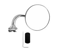 Wsdsgz Specchio anteriore per auto vecchia scuola, in acciaio inossidabile, montaggio regolabile, per migliorare la visibilità per la maggior parte dei modelli classici auto antiche