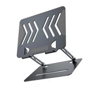 Wsdsgz Studio Piccolo Desktop Stand In Acciaio Al Carbonio Portatile Pieghevole Dissipazione del Calore Pieghevole Portatile Regolabile Altezza Regolabile Ergonomico Raffreddamento