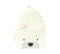 Wsdsgz Zaino con orso morbido e spazioso scomparto ergonomico per la scuola, borsa per libri per studenti, università, campus o attività all'aperto, borsa casual per libri in stile cartone animato, H