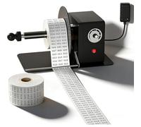 Wsexyy Avvolgitore Automatico di Etichette, Avvolgitore Elettrico di Etichette con Anima da 25/40 Mm, Lunghezza Massima 4,72"/Larghezza 6", Avvio/Arresto Automatico, Controllo Intelligente