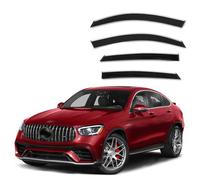 WSGCBDHUY Deflettori Aria per Mercedes-Benz GLC Coupe MK1-C253 2016 2017 2018 2019 2020 2021, Deflettori Finestrini Auto Deflettori d'Aria Antiturbo Deflettori d’Aria lunotto Posteriore