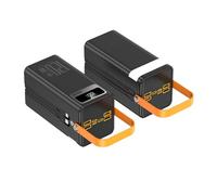 WSGDSG Power Bank da 80.000 mAh a Ricarica Rapida da 120 W Caricatore Portatile USB C Powerbank con 7 Uscite USB e 3 Ingressi Batteria Esterna per Telefono Cellulare(Size:Nero,Color:80000Mah)