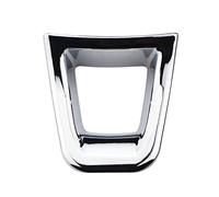 Wshao Store 1 PZ Auto Volante della Decorazione della Copertura Trim Fit for VW. Passat B8 Tiguan. Mk2. Golf 7. Mk7 mk7.5 E-up Accessori (Color Name : Glossy Silver)