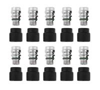 Wshao store 10/5 Pezzi Nuclei Valvola A Sfera For Porta Di Carica Di Servizio A/C Lato Alto Con Tappi(10pcs)