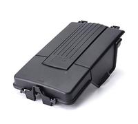 Wshao Store Coperchio del Coperchio del Vassoio della Batteria Adatto per Audi A3 Q3 Fit per VW Jetta Golf MK5 MK6 Passat B6 Fit per Seat Fit for Skoda (Color : Black)