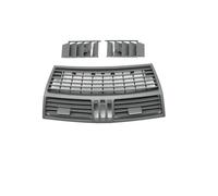 Wshao store Griglia di ventilazione centrale del cruscotto anteriore dell'auto, pannello di copertura compatibile con 1998-2005 2208300554 2208302254(Gray-Central 1PC)