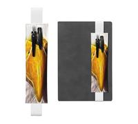WSHFFILO American Bald Eagle - Astuccio portapenne in pelle stampata con segnalibro, bianco, Taglia unica, Portamonete
