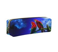 WSHFFILO Astuccio in pelle con stampa pappagallo, Oro, Taglia unica, Portamonete