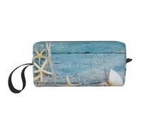 WSHFFILO Astuccio per matite con stampa a forma di stella marina, piccola borsa per il trucco