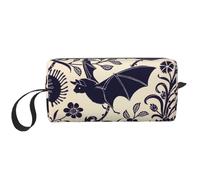 WSHFFILO Astuccio per matite con stampa a pipistrello, piccola borsa per il trucco