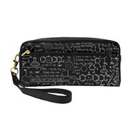 WSHFFILO Astuccio per matite con stampa astratta scientifica chimica piccola borsa per il trucco astuccio portatile per cancelleria