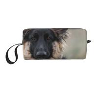 WSHFFILO Astuccio per matite con stampa di pastore tedesco, piccolo astuccio per il trucco