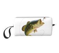 WSHFFILO Bait with Fishing Line Mangiare Little Fish Stampato Ricevi Borsa Astuccio Astuccio Piccolo Trucco Bag