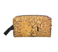 WSHFFILO Beauty case da viaggio con stampa albero della vita, bianco, Taglia unica