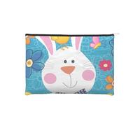 WSHFFILO Beauty case da viaggio in carta stampata con scritta "Spring Happy Easter Holiday" (lingua italiana non garantita)