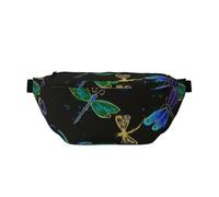 WSHFFILO Borsa a tracolla con stampa libellula, stile casual