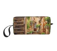 WSHFFILO Borsa per il trucco piccola con stampa toscana italiana