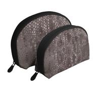 WSHFFILO Borsa portatile stampata classica del sacchetto della frizione delle borse della pelle del serpente, bianco, Taglia unica