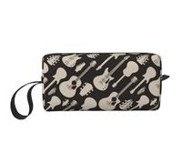 WSHFFILO Chitarra modello stampato Ricevi Bag Pencil Case Piccolo Makeup Bag